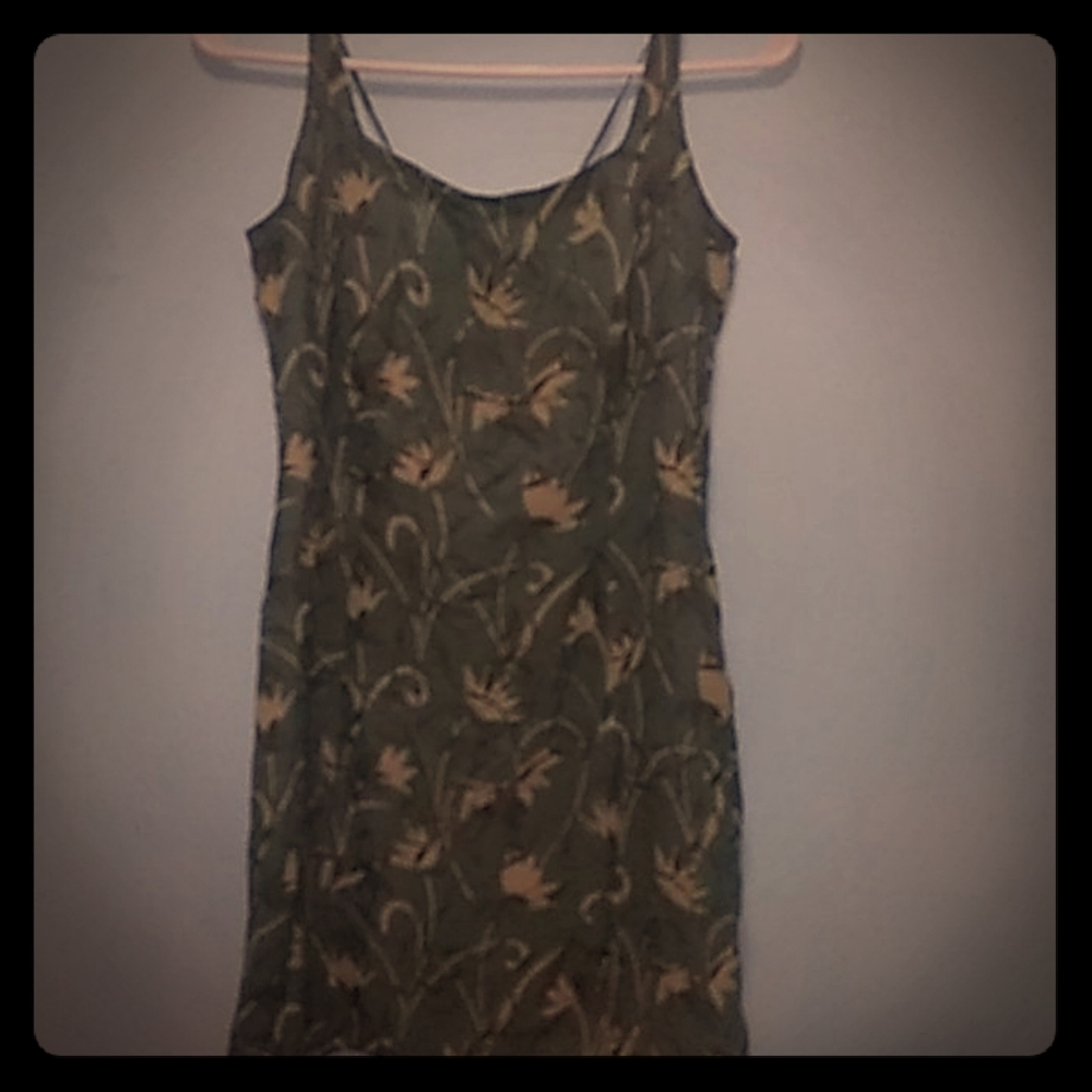 Giorgio Armani Patterned Silk Dress